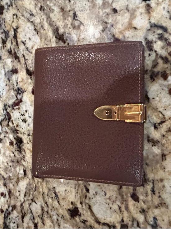 Gucci Handbags - GUCCI Brown Folding Wallet Leather